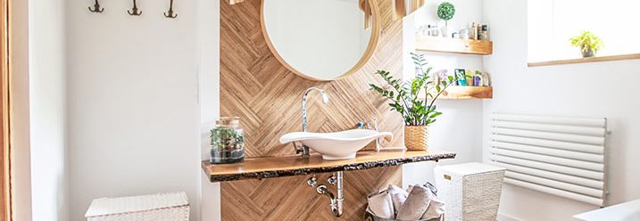 Badezimmer Holz nachhaltig